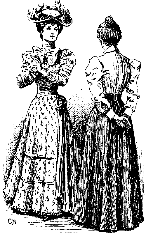 Two ladies talking.