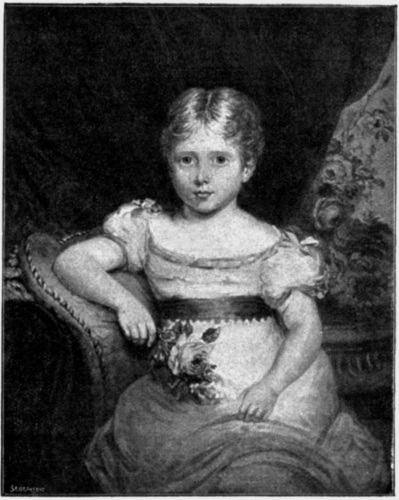 Image not available: THE PRINCESS VICTORIA IN 1825.
(After a picture by G. Fowler.)