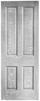 grained door
