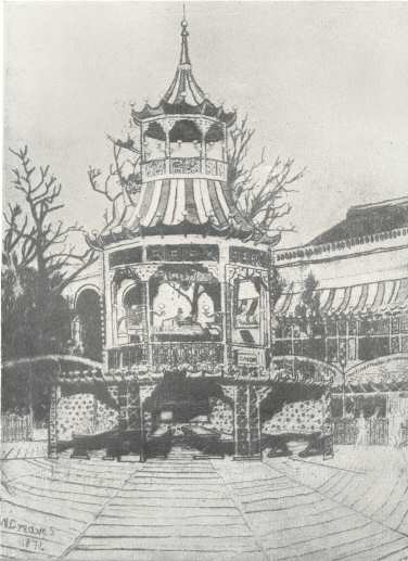 The Dancing-Platform, Cremorne.  From an etching by W. Greaves,
1871