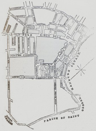 Plan of Royal Hospital Ward, Chelsea, 1860