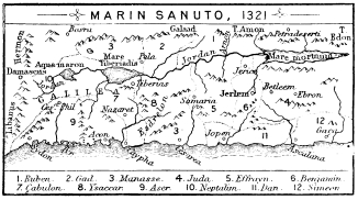 MAP OF MARIN SANUTO.