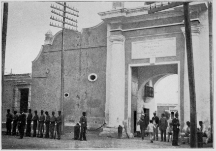 Entrance to the Fort and Military School Santo Domingo