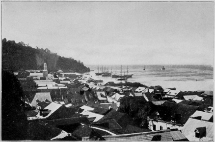 The Harbour and Shipping St. Pierre, Martinique Copyright, 1901, by Detroit Photographic Co.
