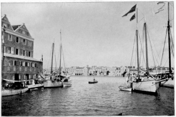 Across Ste. Anne Bay Harbour of Willemstad, Curaçao Copyright, 1901, by Detroit Photographic Co.