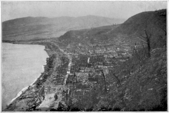 St. Pierre and Mt. Pelée after the Eruption Martinique Courtesy of Professor T. A. Jaggar, of the Geological Department of Harvard University