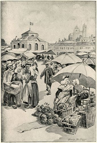 crowds of people under umbrellas