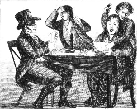 men at a table