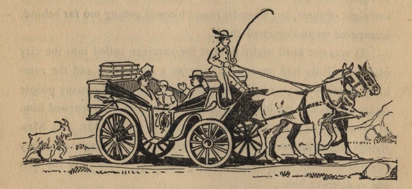 Billy followed Mr. Brown's carriage.
