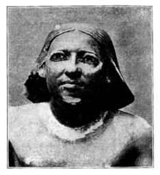 Tête du scribe accroupi du Musée du Caire