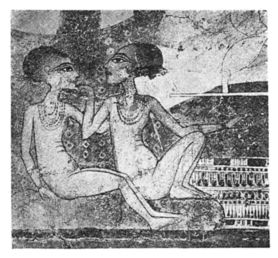 Peinture de Tell el Amarna
