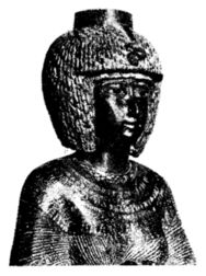 La reine Karomama Bronze incrusté