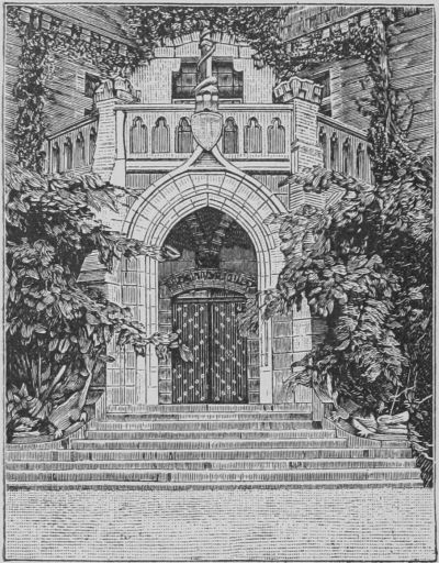 Principal Entrance to the Château d'Abbadie