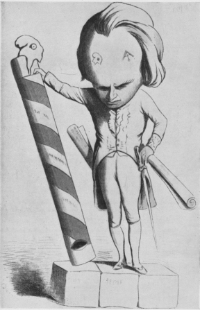 VICTOR HUGO, RÉPUBLICAIN.

Political caricature, 1848.
