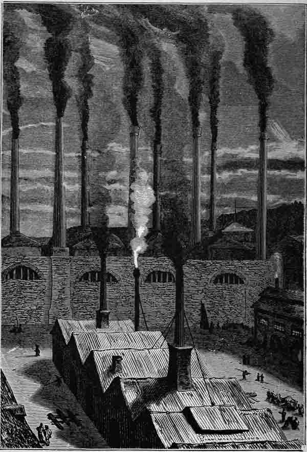 Illustration: THE MANUFACTORY AT COLDSPRING, NEAR NEW YORK.