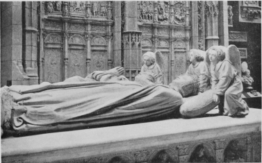 THE TOMB OF THE DUC AND DUCHESSE DE BRETAGNE AT NANTES.

Photo Giraudon.

After Designs by Perréal.