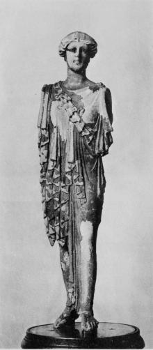 Plate XX.

The Minerva of Chantilly.

Greek Bronze.