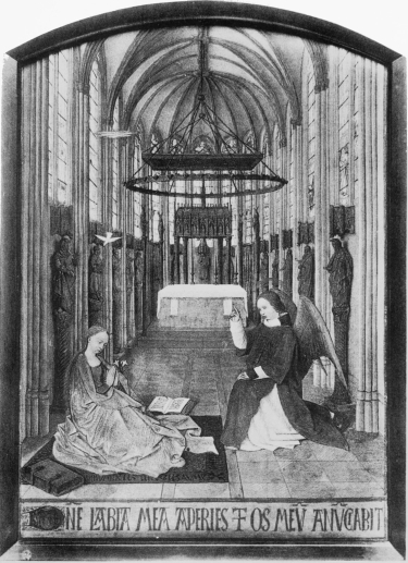 Plate XLIII.

Photo, Giraudon.

THE ANNUNCIATION.

Jean Fouquet.

Musée Condé.

To face page 184.