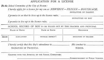Application for a License