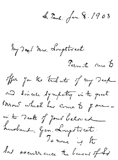 Page 1 of Letter from Bishop John Iceland