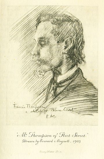 Mr Thompson of Fleet Street Drawn by Everard Meynell, 1903  Emery Walker Ph. sc.
