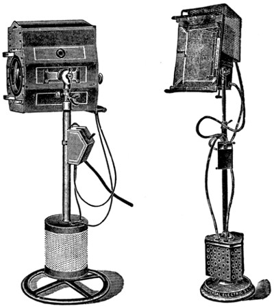 Standard lens and flood lamps