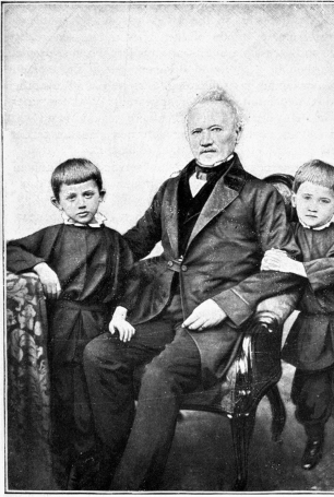 THE COMPOSER’S FATHER WITH HIS TWIN SONS MODESTE AND
ANATOL, 1855