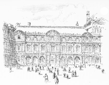 WEST WING OF LOUVRE BY PIERRE LESCOT.