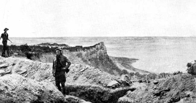 The First Trenches on the Cliff-edge