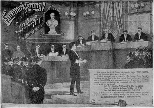 The Demonstration Before the German Judiciary.