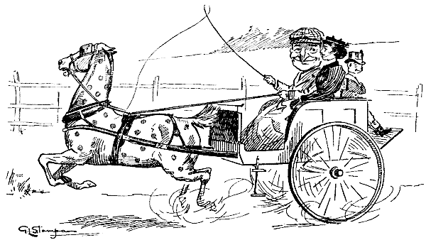 'WEATHER PERMITTING,'--MR. PUNCH DRIVES TO THE FIRST MEET.