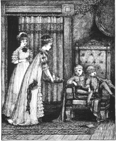 two women and two boys