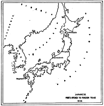 JAPANESE
PORTS OPENED TO FOREIGN TRADE
1858