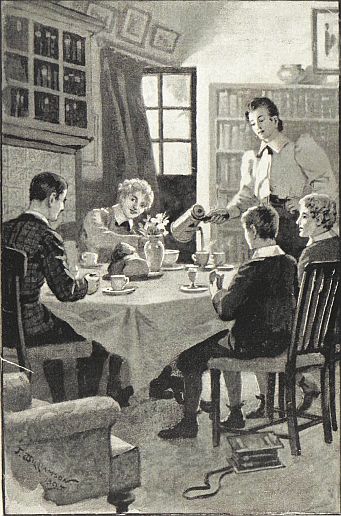 family having a meal 
