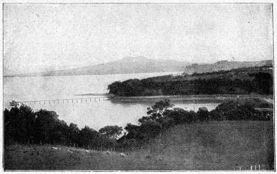 Panorama von Motuihi, links