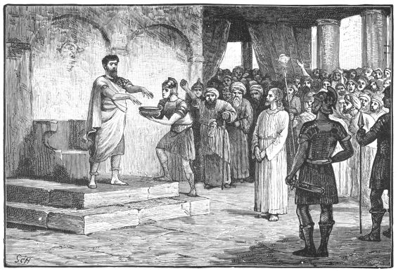 PIlate washing his hands