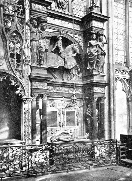 The Tomb of Louis de Brz in the Cathedral of Rouen.