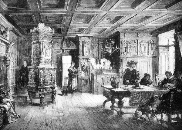 Interior of the Manor House at Wlflingen, Near Winterthur.