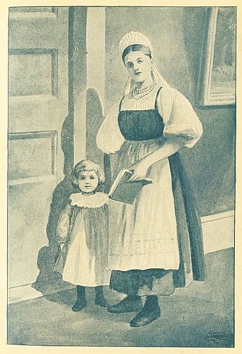 Woman and toddler