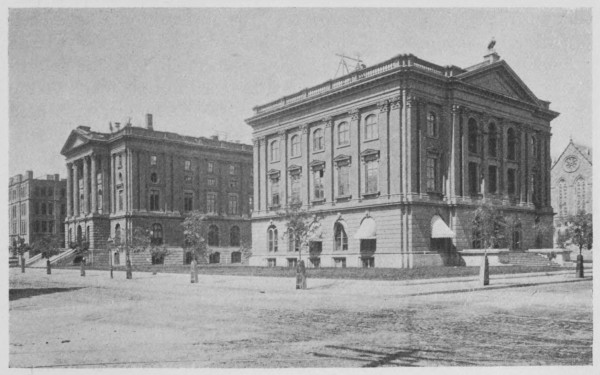 Building of the Boston Society of Natural History and the Massachusetts Institute of Technology.