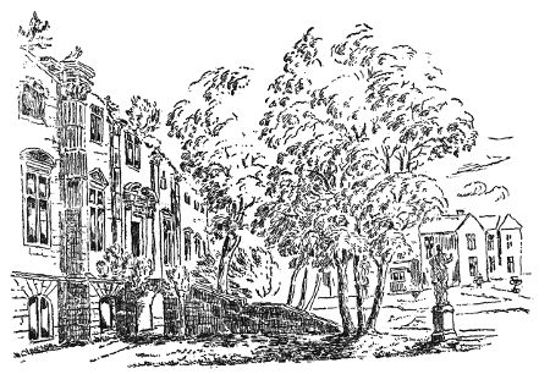 RUINS OF LOWTHER HALL from a sketch by Lady Mary Lowther.