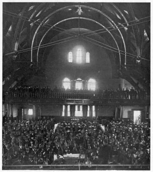 Negro Conference in Session in Tuskegee Institute Church.