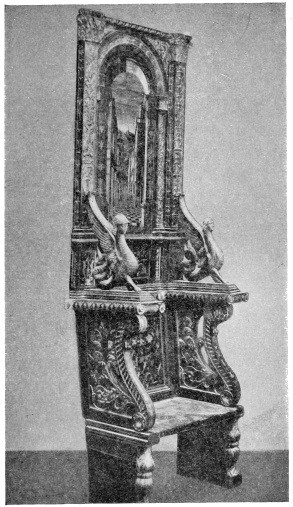 CHOIR STALL OF INTARSIO WORK IN S. MARIA