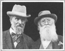 Copyright by Underwood and Underwood, N.Y. John Muir and John Burroughs Called 'John o' Mountains' and 'John o' Birds' by their friends