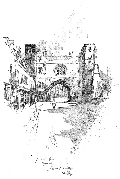 St. John’s Gate Clerkenwell Residence of Edward Cave.