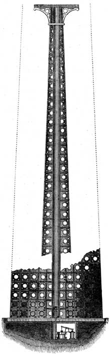 Plan and Sectional Elevation of Proposed Reform
Column