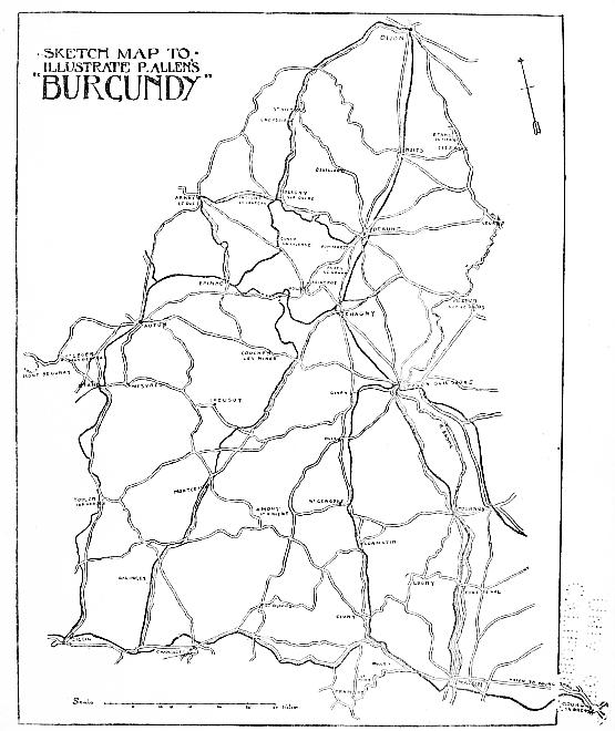 Sketch Map of South Burgundy