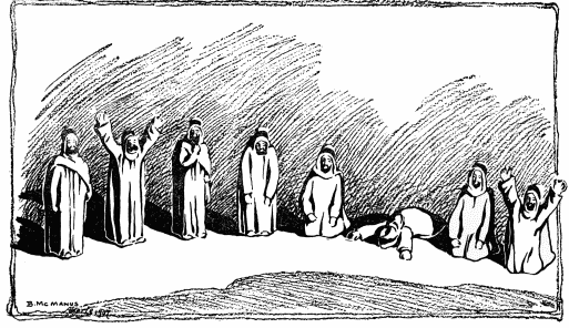 The Eight Positions of the Praying Mussulman