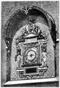 CLOCK AT THE PALAIS DE JUSTICE, PARIS, PRESENTED BY
CHARLES V. IN 1370.