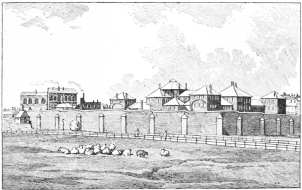 COLDBATH FIELDS PRISON IN 1814.

(From a Drawing in the Crace Collection.)